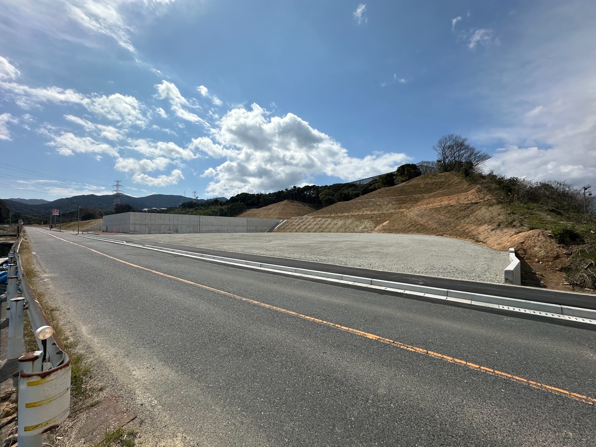 小倉南区舞ケ丘の造成地の現況写真